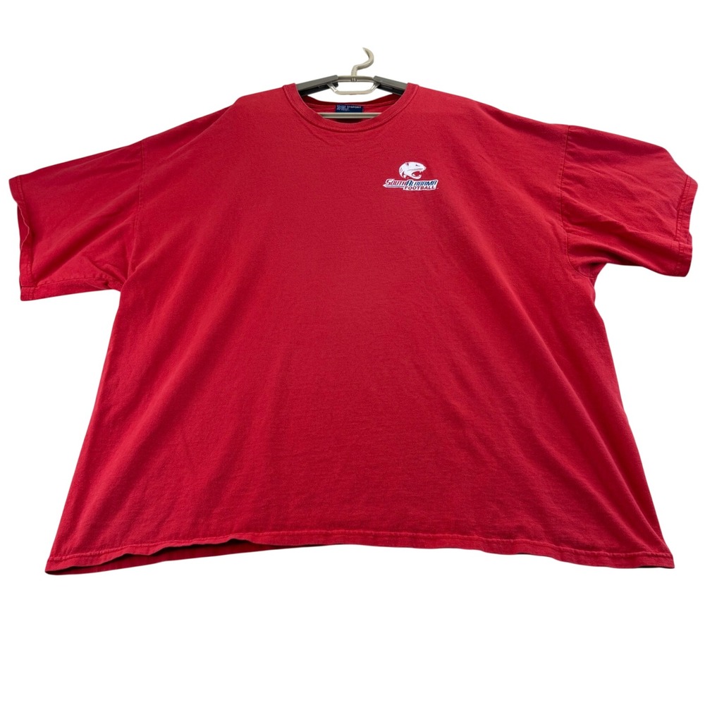 MV Sport T-Shirt Mens XXXL Red South Alabama Football Graphic Short Sleeve Tee